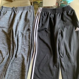 Adidas pants. Thick. Boot cut. Youth XL. Bundle of 2. Like new